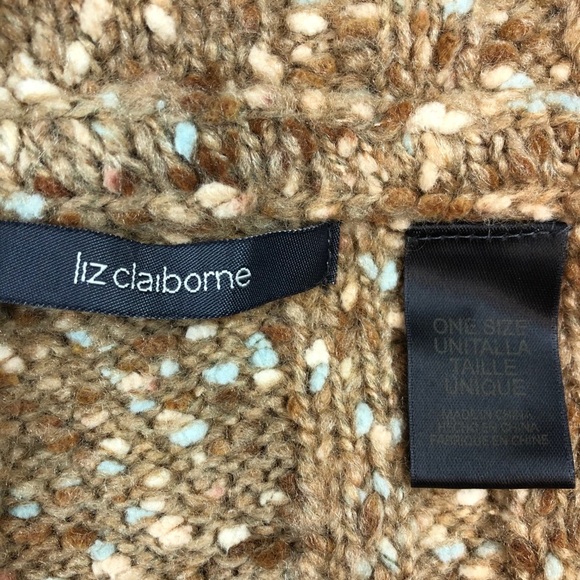 Liz Claiborne Sweater Wrap- One Size - Picture 5 of 11